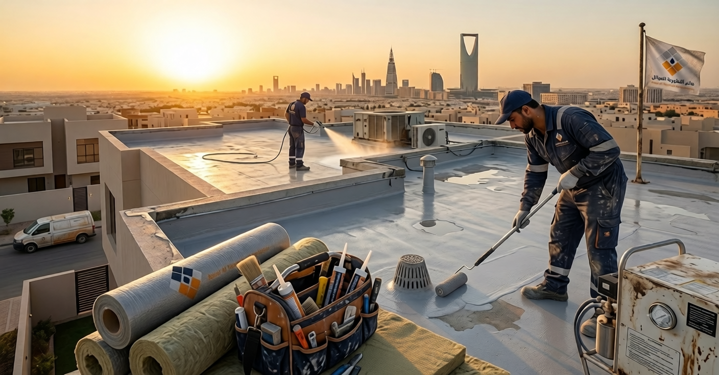 أفضل شركة عزل أسطح بالرياض تقدم خدمات العزل المائي والحراري وعزل الفوم باستخدام أفضل المواد وأحدث التقنيات. احصل على حماية متكاملة مع عالم التطويرية للعوازل.
