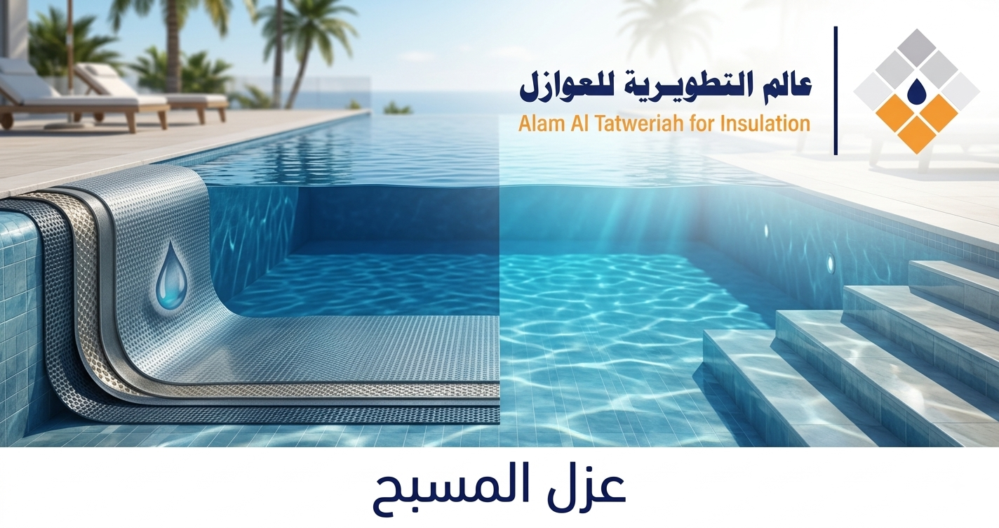 تعرف على أهمية عزل المسبح في حماية الخرسانة من تسرب المياه، ومنع الرطوبة والتلف، والحفاظ على المسبح لأطول فترة ممكنة.