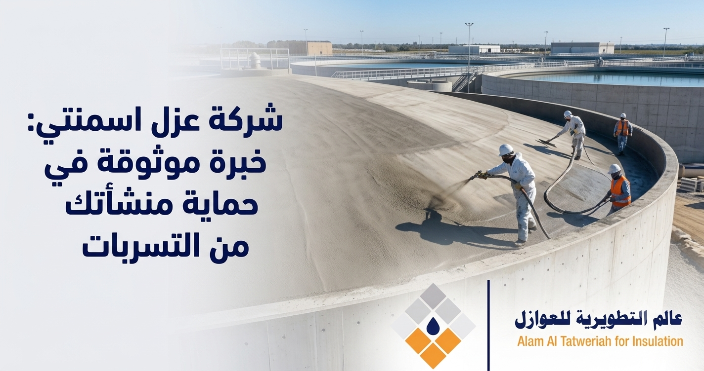تبحث عن شركة عزل اسمنتى موثوقة؟ عالم التطويرية للعوازل تقدم خدمات عزل احترافية بخامات معتمدة وضمان حقيقي. تواصل الآن واحصل على معاينة مجانية.